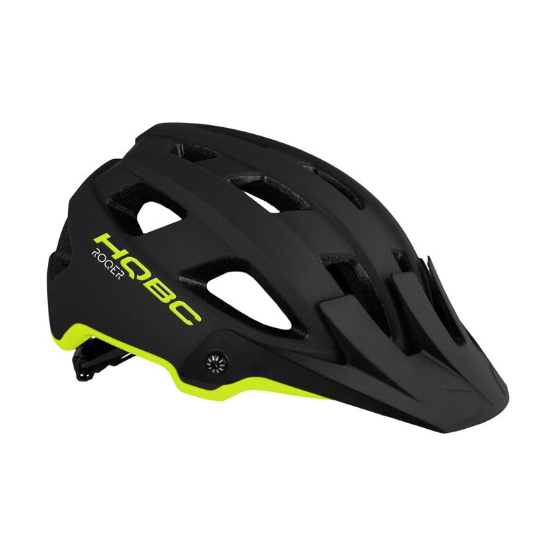 Casco ROQER negro/amarillo neón mate Casco ROQER negro/amarillo neón mate