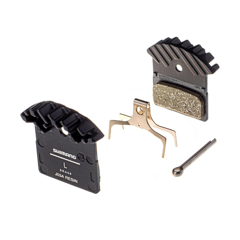 Pastillas de freno. resina con enfriador J03A XTR/XT/SLX/ALFINE/SHIMANO