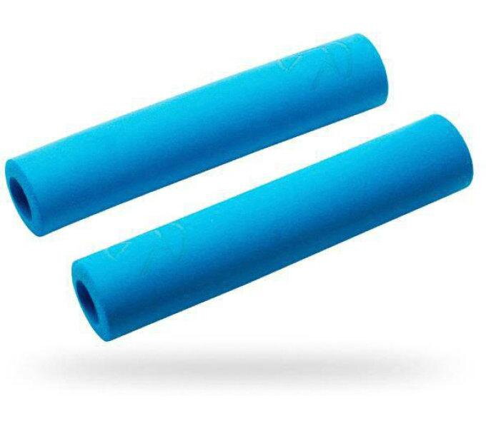 Puños SLIDE ON RACE azul 130x30mm Puños SLIDE ON RACE azul 130x30mm