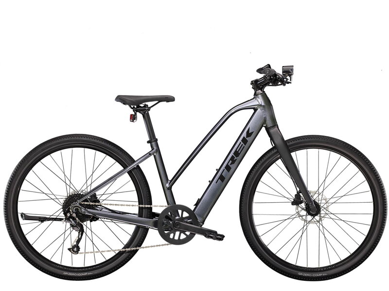 Elektrobicykel Trek Dual Sport+ 2 Stagger 2023 šedý Elektrobicykel Trek Dual Sport+ 2 Stagger 2023 šedý