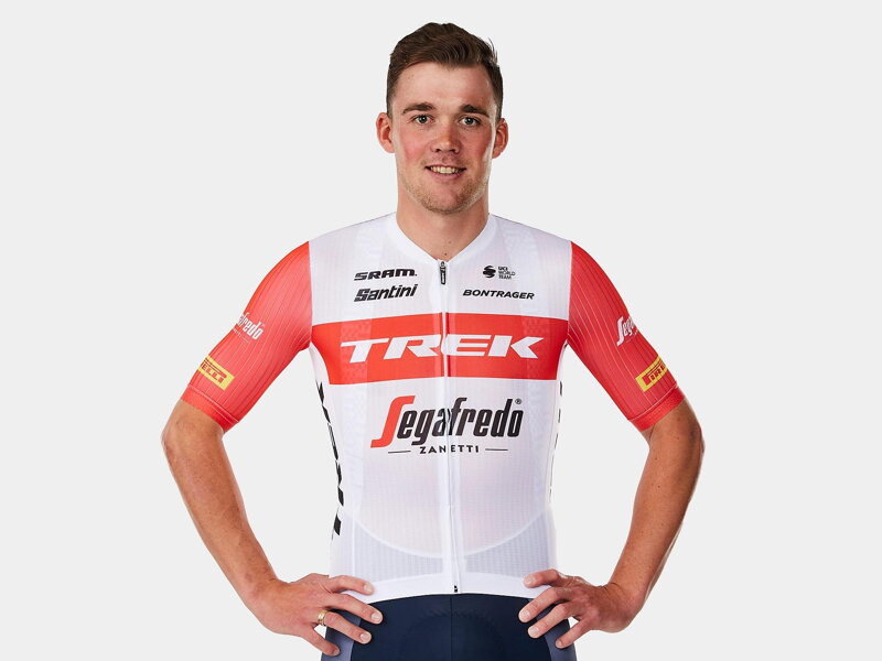 Camiseta Bontrager Santini Trek Segafredo Replica blanco rojo/ Talla: L