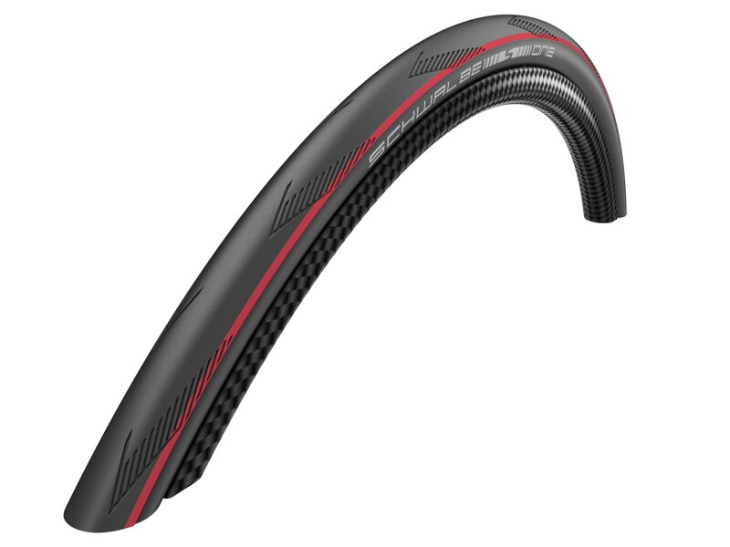 Neumático ONE (25-622) 700x25C Performance 67EPI 245g Cinturón rojo
